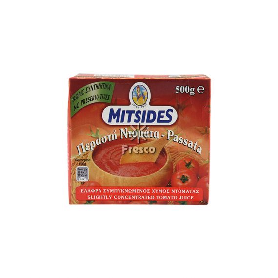 Mitsides Slightly Concentrated Tomato Juice 500g