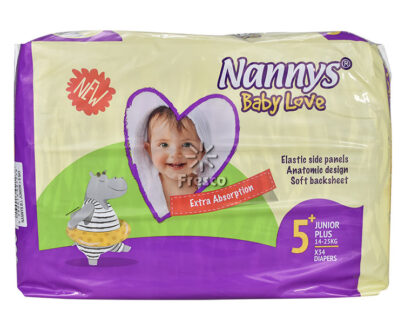 Nannys Baby Love Diapers Junior Plus No5+ 34pcs