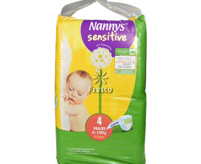 Nannys Sensitive With Chamomile 50 Diapers 4 Maxi 8-18kg