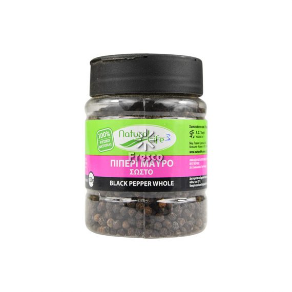 Natural Life Black Pepper Whole 120g