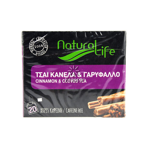 Natural Life Cinnamon & Cloves Tea 20 x 1.3g