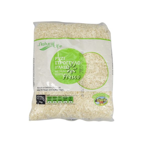 Natural Life Medium Grain White Rice 1000g