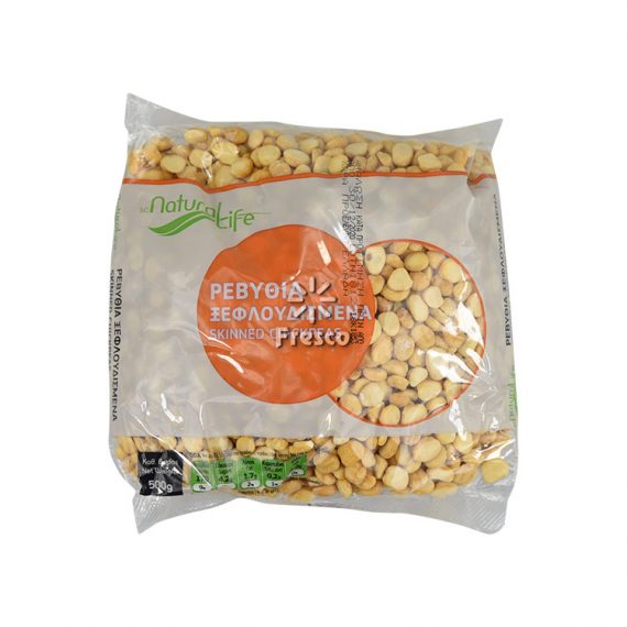 Natural Life Skinned Chickpeas 500g