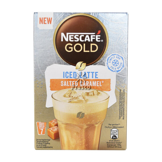 Nescafe Gold Iced Latte Salted Caramel 101.5g
