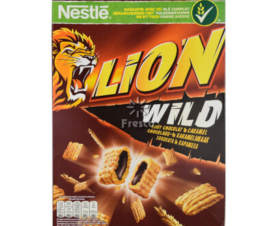 Nestle Lion Wild Cereals Chocolate & Caramel 410g