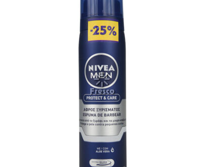 Nivea Men Αφρός Ξυρίσματος Protect & Care με Αλόη Βέρα 250ml
