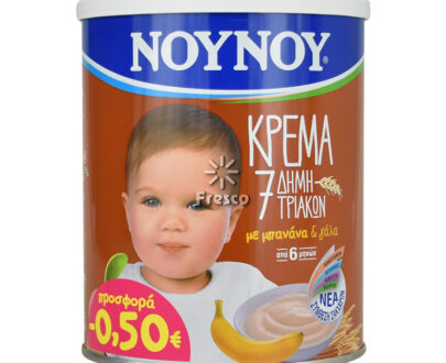 Noynoy Κρέμα με 7Δημητριακά, Μπανάνα & Γάλα 300g