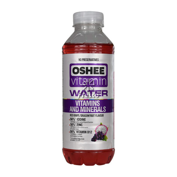 Oshee Vitamin Water Red Grape & Dragonfruit 555ml