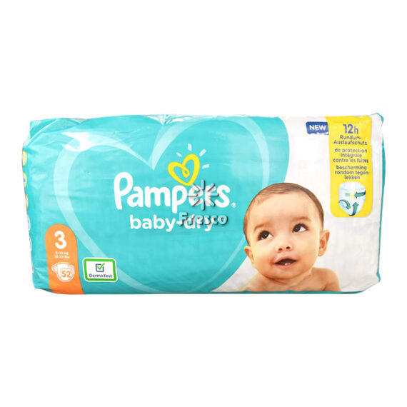 Pampers Baby Dry N.3 Diapers 6kg-10kg 52pcs