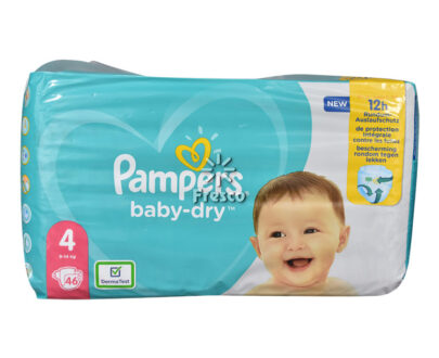 Pampers Baby Dry Πάνες S4 46τεμ