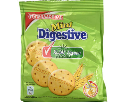 Papadopoulos Mini Digestive Biscuits Sugar Free 70g