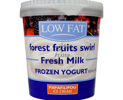 Papafilipou Frozen Yogurt Forest Fruits Swirl with Fresh Milk 850ml