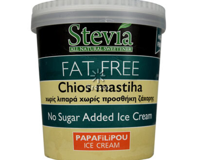 Papafilipou Ice Cream Chios Mastiha with Stevia Fat Free 850ml