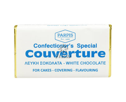 Parpis Λευκή Σοκολάτα Κουβερτούρα 140g