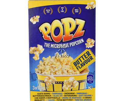 Popz the Microwave Popcorn Butter 3 x 90g