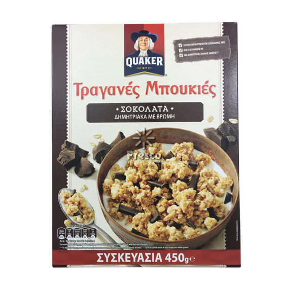 Quaker Crunchy Oat Bites with Chocolate 375g