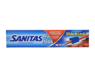 Sanitas 10 Medium Bags Slide & Lock