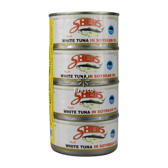 Sheik White Tuna in Soybean Oil 4 x 100g