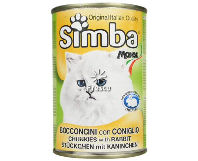 Simba Monge Cat Food Chunkies with Rabbit 415g