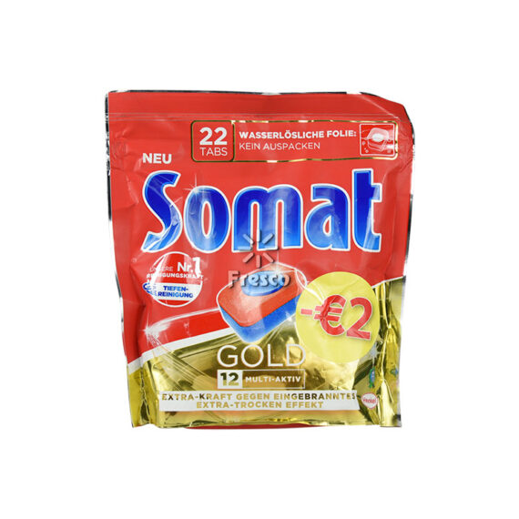 Somat Gold Multi-Active Tabs 22 x 20.2g