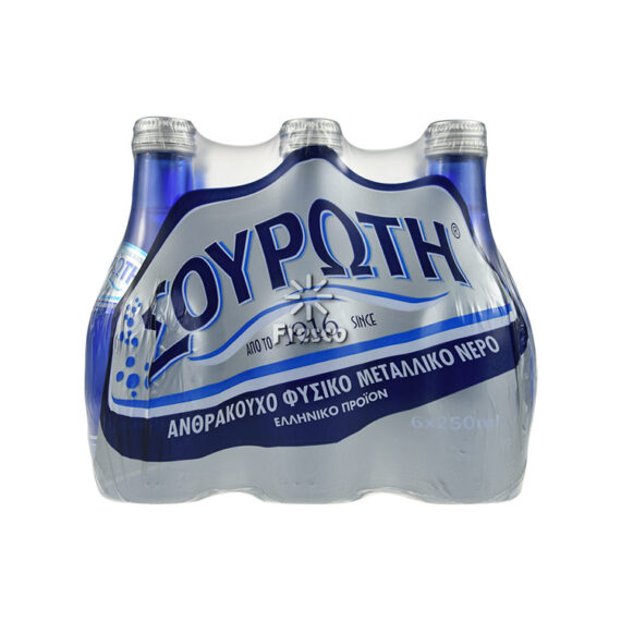 Souroti Carbonated Mineral Water 6 x 250ml