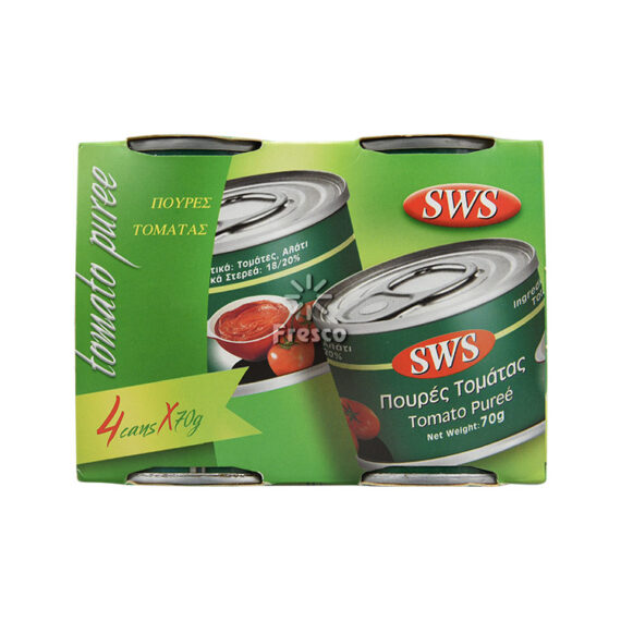 Sws Tomato Puree 4 x 70g