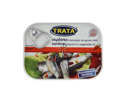 Trata Sardines Piquant In Vegetable Oil 100g