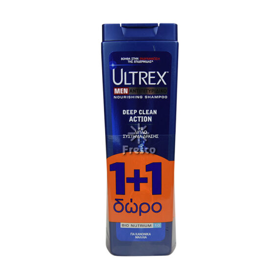 Ultrex Deep Clean Action Normal Hair 2 x 360ml