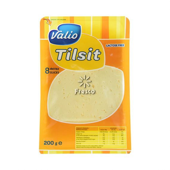 Valio Τυρί Tilsit χωρίς Λακτόζη 8 Φέτες 200g