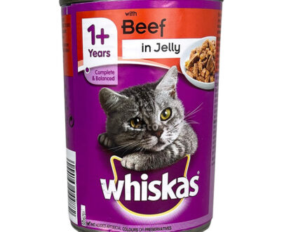 Whiskas Cat Food Beef in Jelly 390g