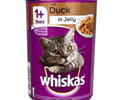 Whiskas Cat Food with Duck in Jelly 390g