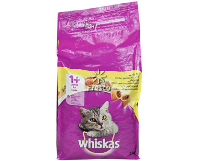 Whiskas Ξηρή Τροφή για Γάτες Ηλικίας 1+ με Κοτόπουλο 2kg
