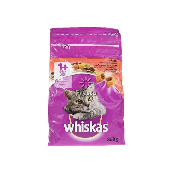 Whiskas Cat Food with Beef 350g