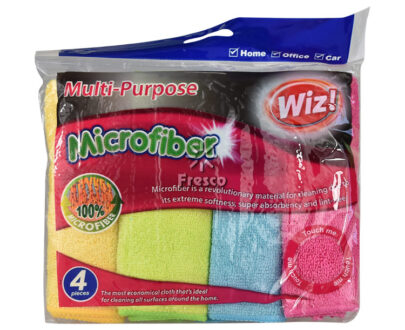 Wiz Microfiber Cloth Multi-Purpose 4pcs